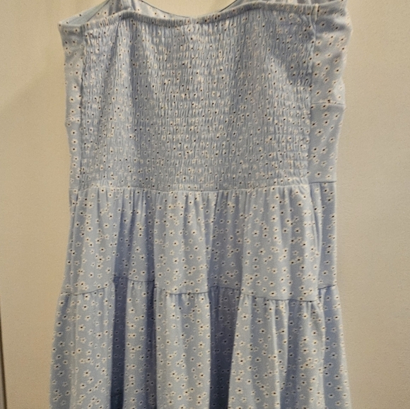 Light Blue Sundress with Button Detail Runs Small - Picture 4 of 4
